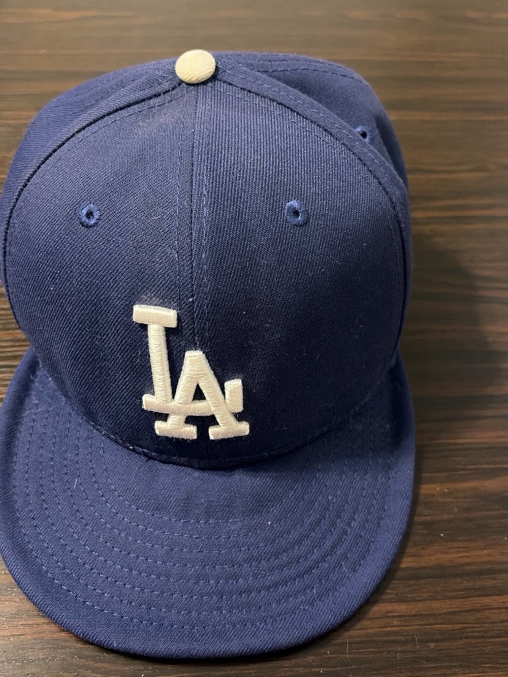 LA Logo Baseball Cap - Navy and White